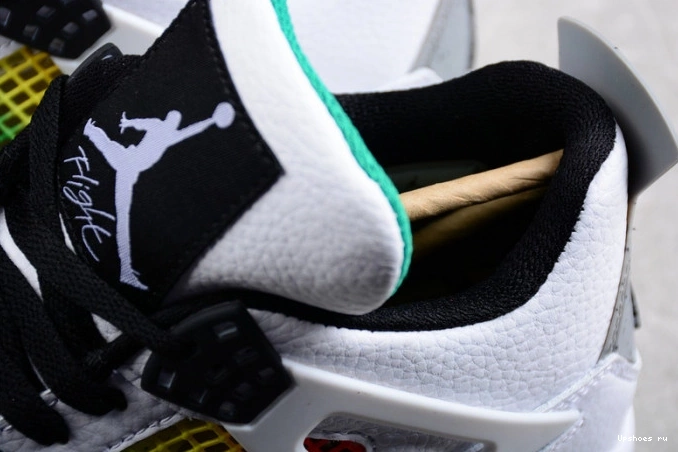 Green Lucid Rasta 4 AQ9129-100 Jordan Retro 0316